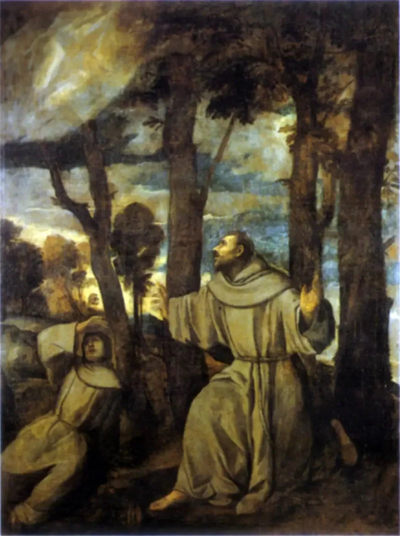 Stigmatisering af Sankt Frans - Titian