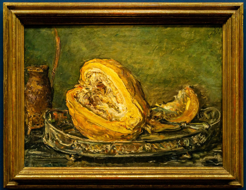 Stilleben med melon - Max Slevogt