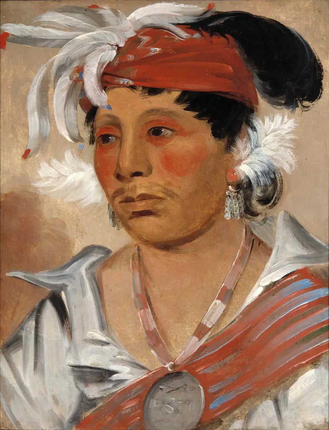 String un guerrier renommé - George Catlin - Alpha Reproduction