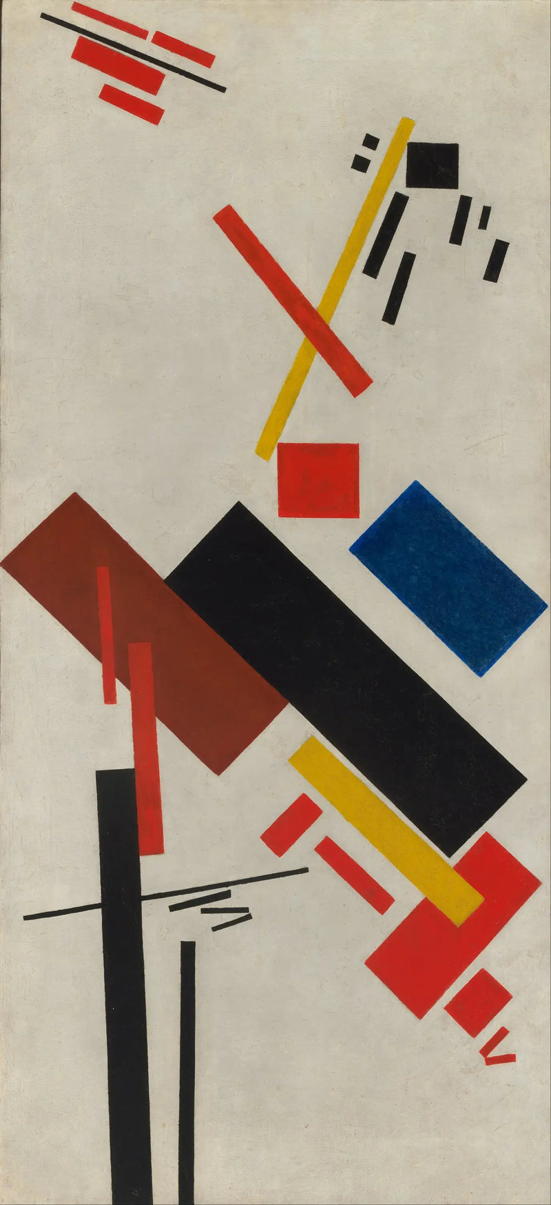 Brændende hus - Kazimir Malevich