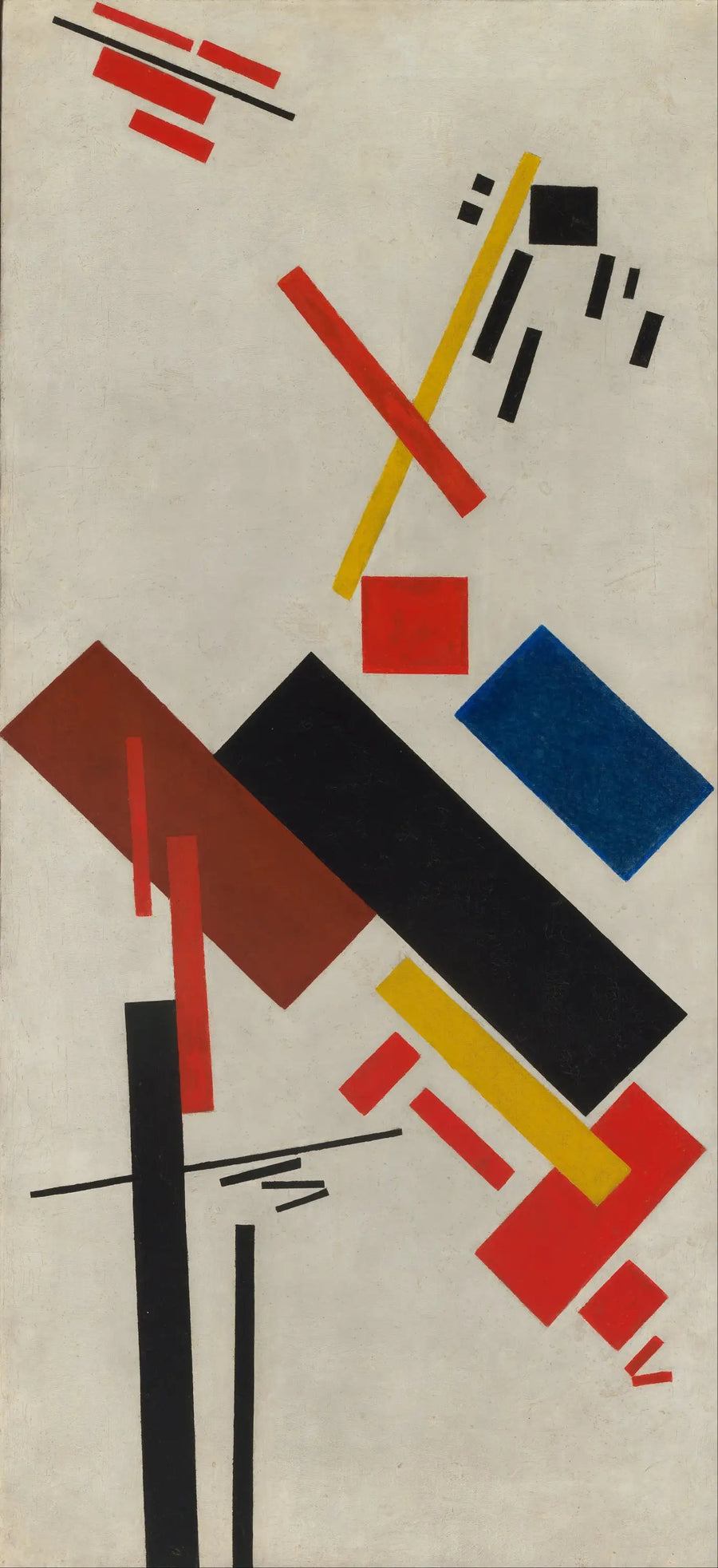 Brændende hus - Kazimir Malevich