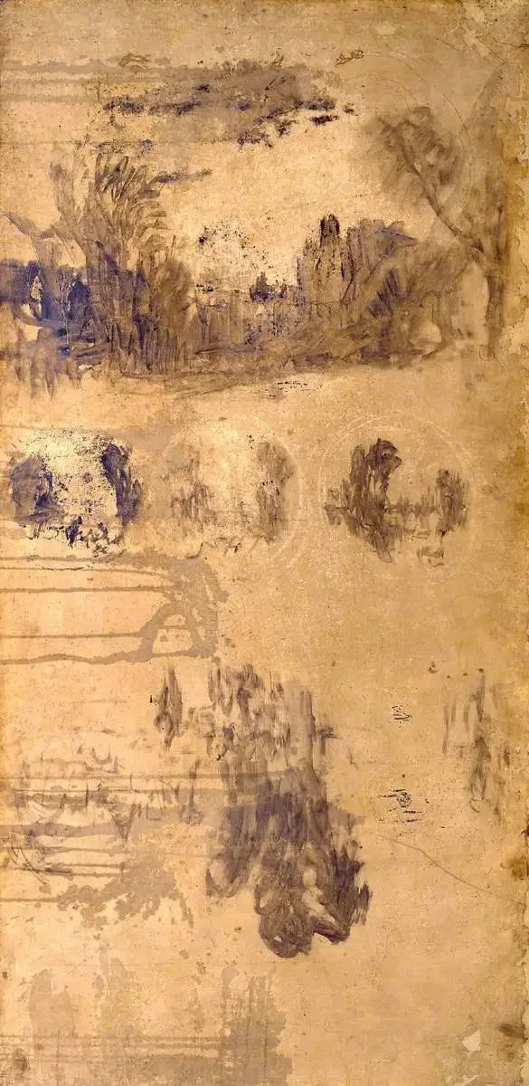 Studier til 'Kristendommens Gry' - J. M. W. Turner