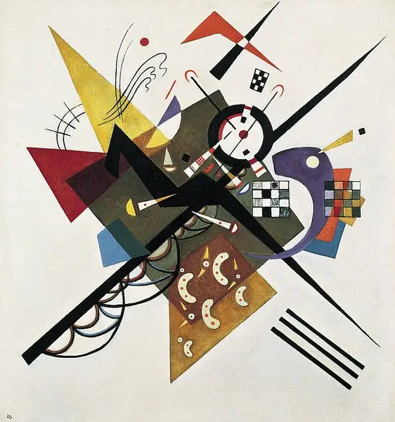 På hvid II - Vassily Kandinsky
