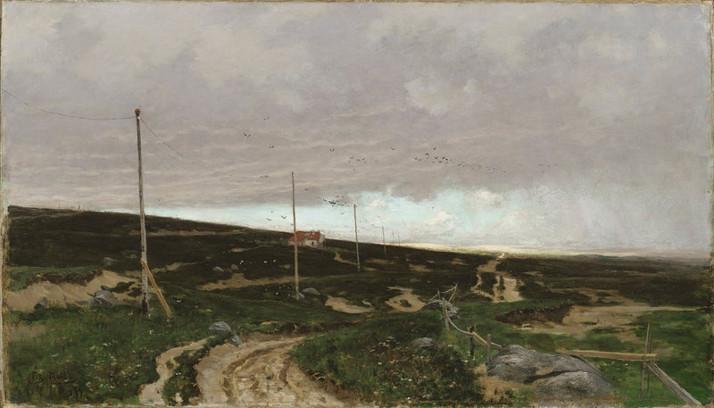 På kysten. Mønster fra Jæren, Norge - Frits Thaulow