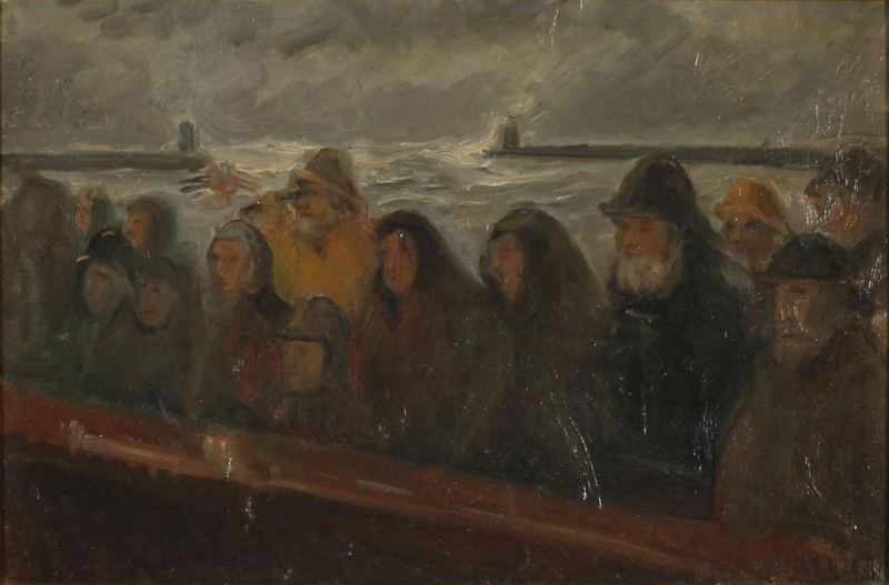 På molen. Studie. - Michael Peter Ancher