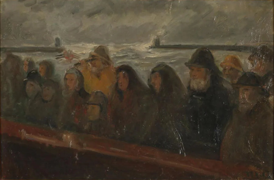På molen. Studie. - Michael Peter Ancher