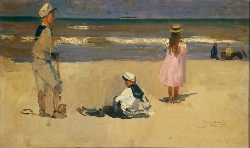 På stranden - Isaac Israel