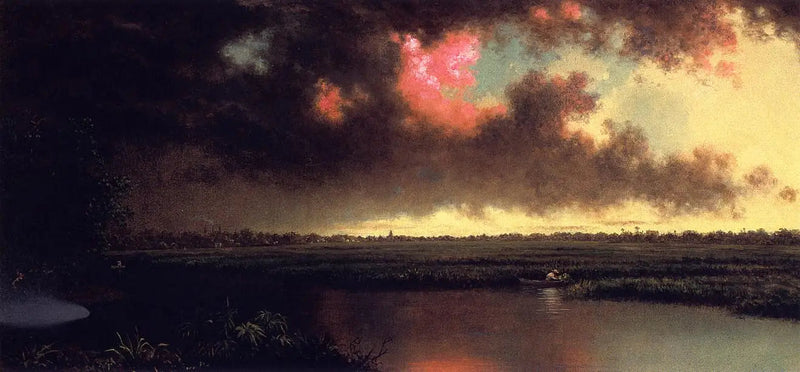 Ved floden San Sebastian, Florida - Martin Johnson Heade