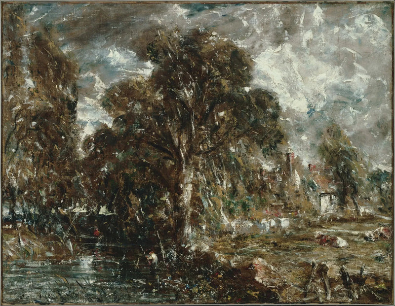 På floden Stour - John Constable