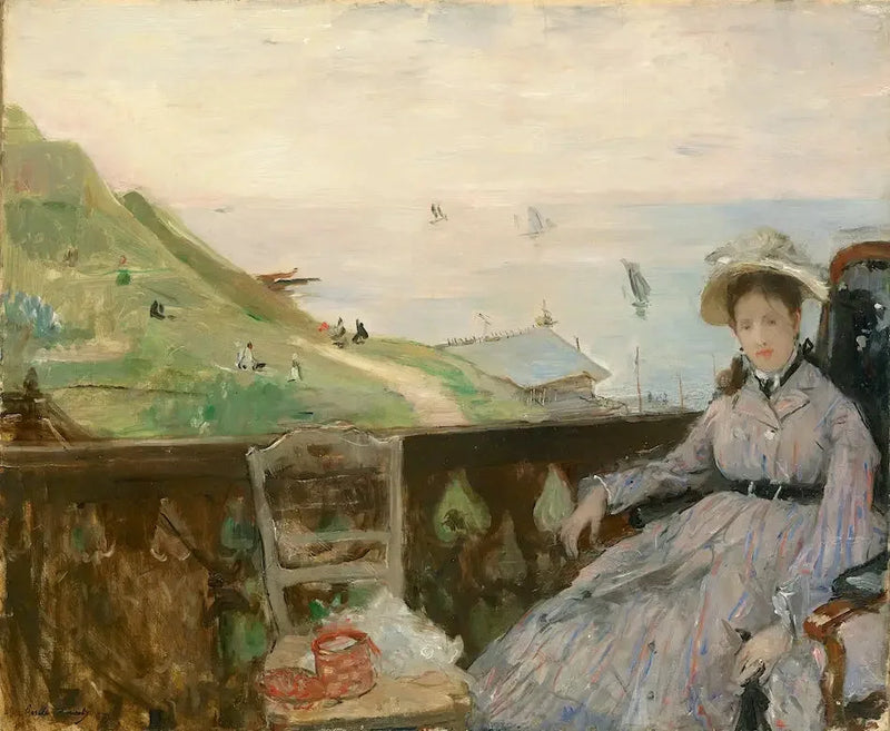 På terrassen - Berthe Morisot