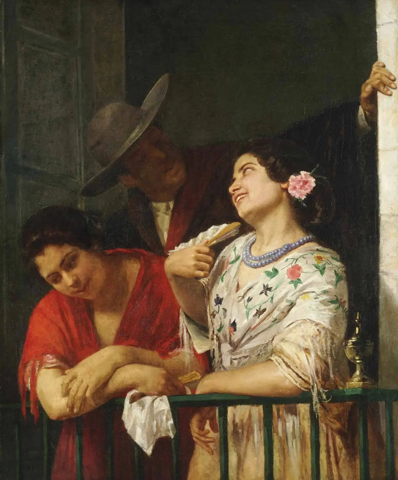 På balkonen - Mary Cassatt