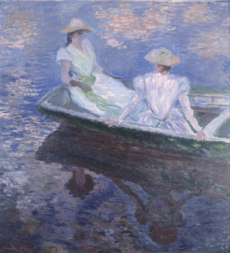 På båden W1152 - Claude Monet