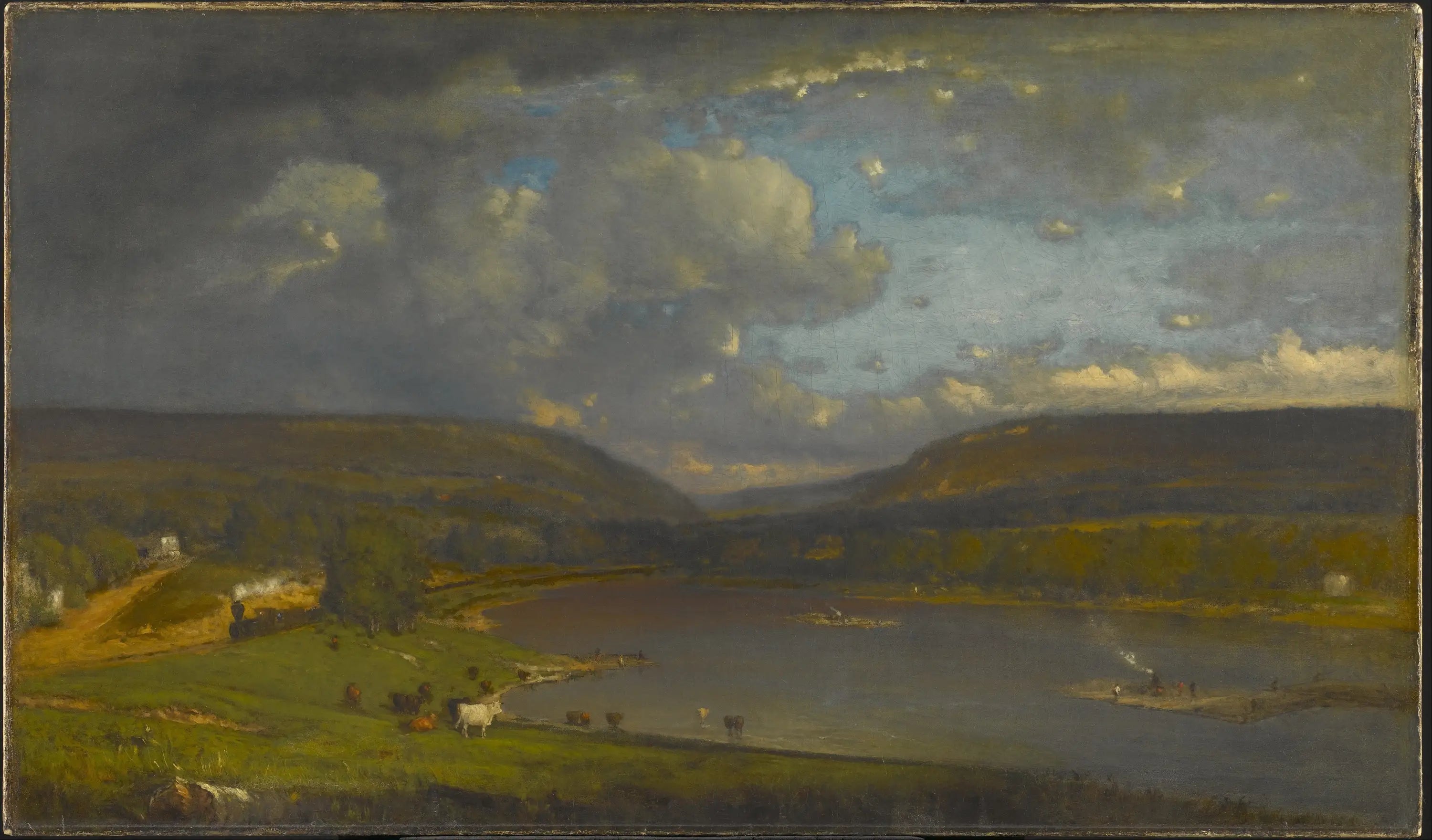 Sur le fleuve Delaware - George Inness - Alpha Reproduction