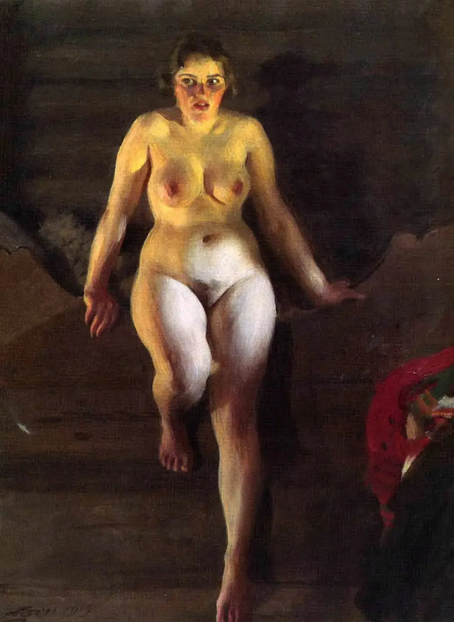 På sengen - Anders Zorn
