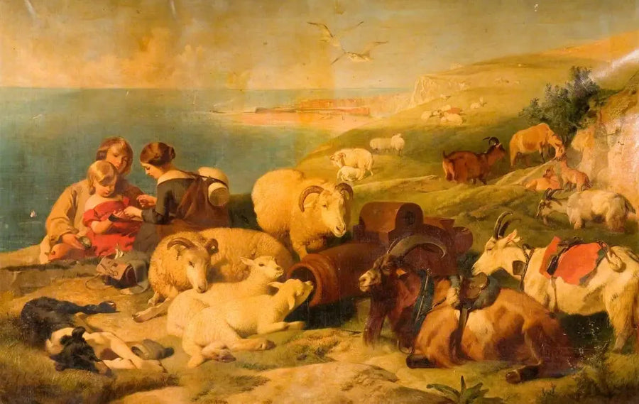 På Downs - Edwin Henry Landseer