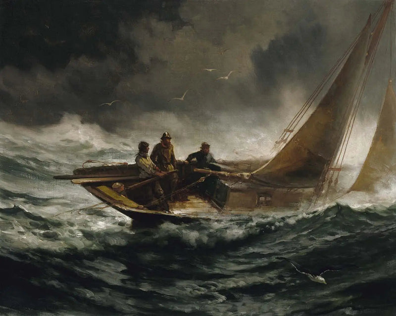 Overvind en storm - Edward Moran