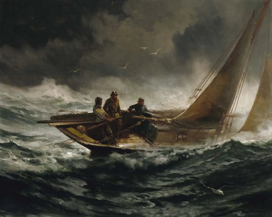 Overvind en storm - Edward Moran