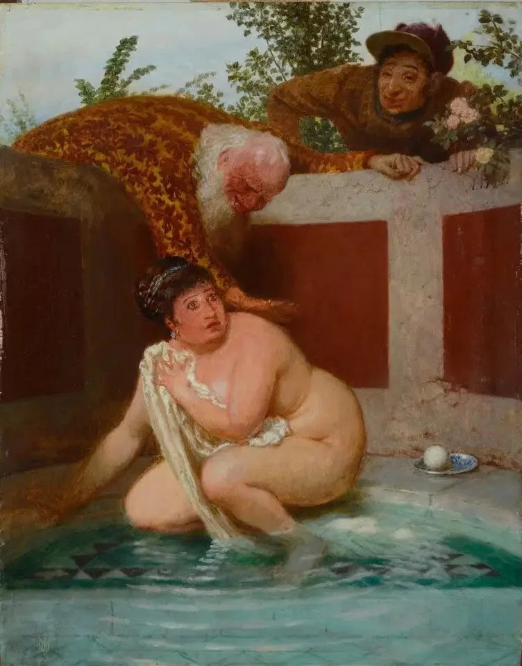 Susanna et les deux vieillards - Arnold Böcklin