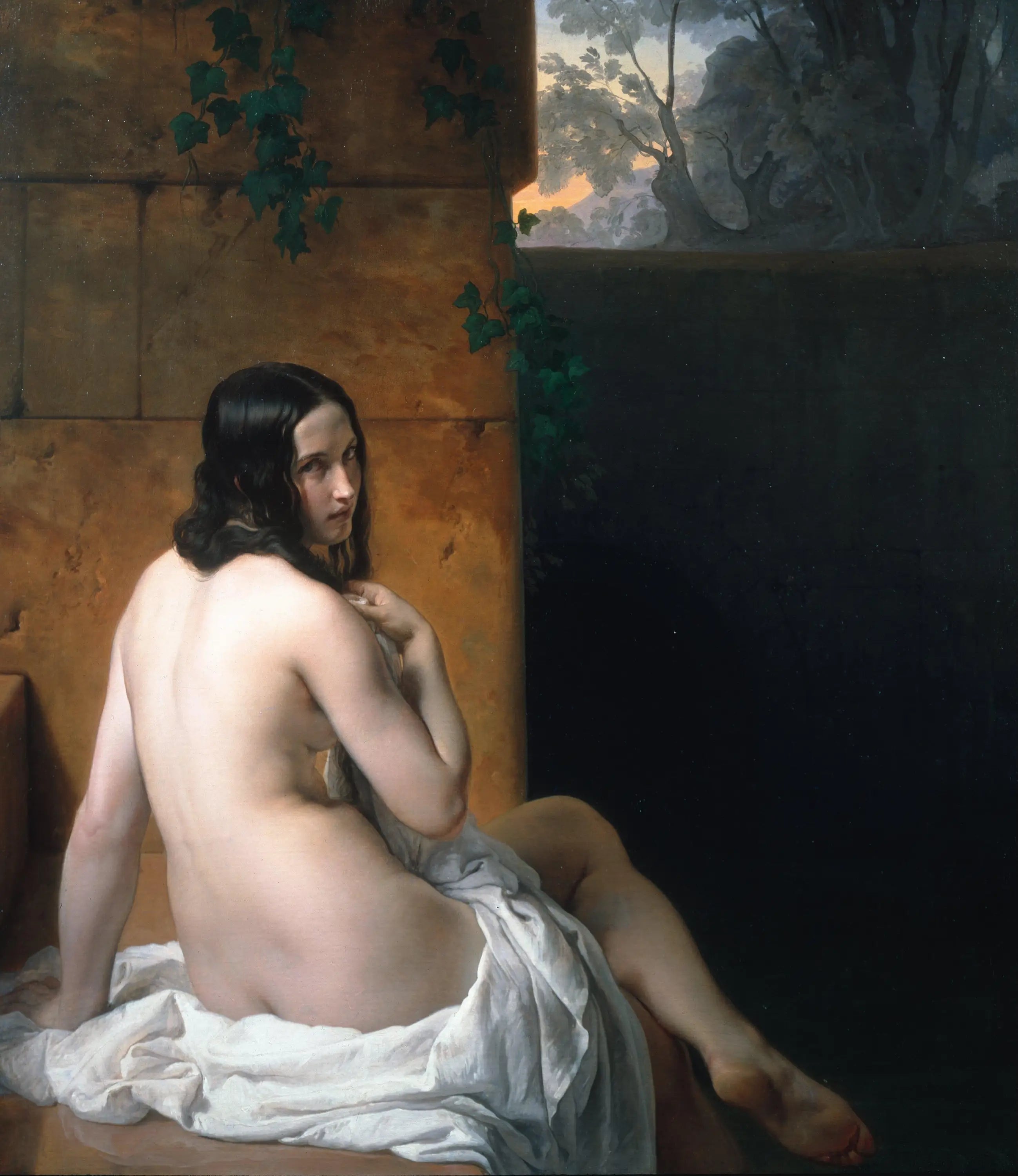Suzanne à son bain - Francesco Hayez - Alpha Reproduction