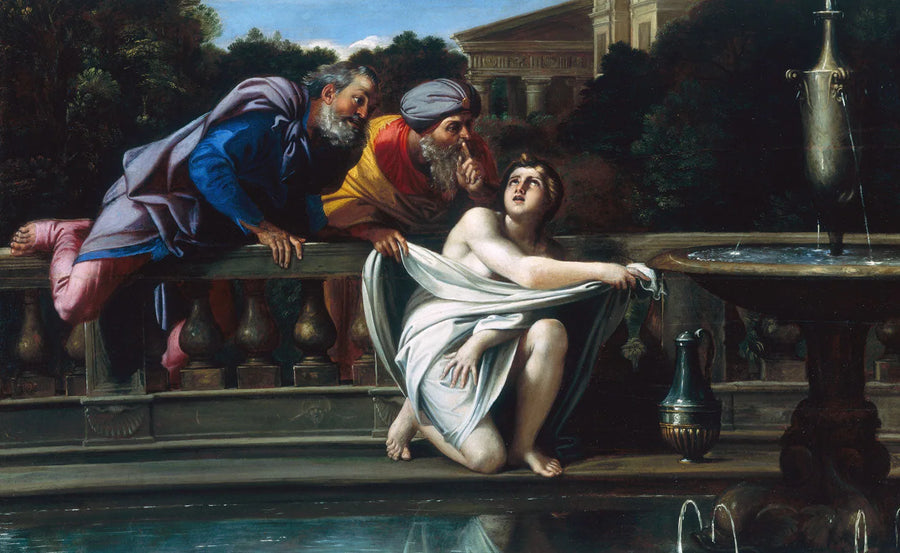Suzanne og de gamle mænd - Annibale Carracci