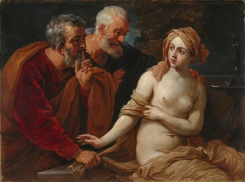 Suzanne et les vieillards (efter Guido Reni) - David Teniers den Yngre