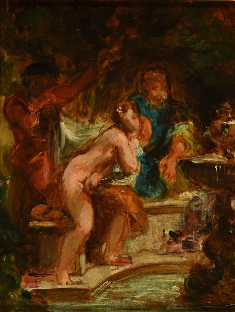 Suzanne og de gamle - Eugène Delacroix