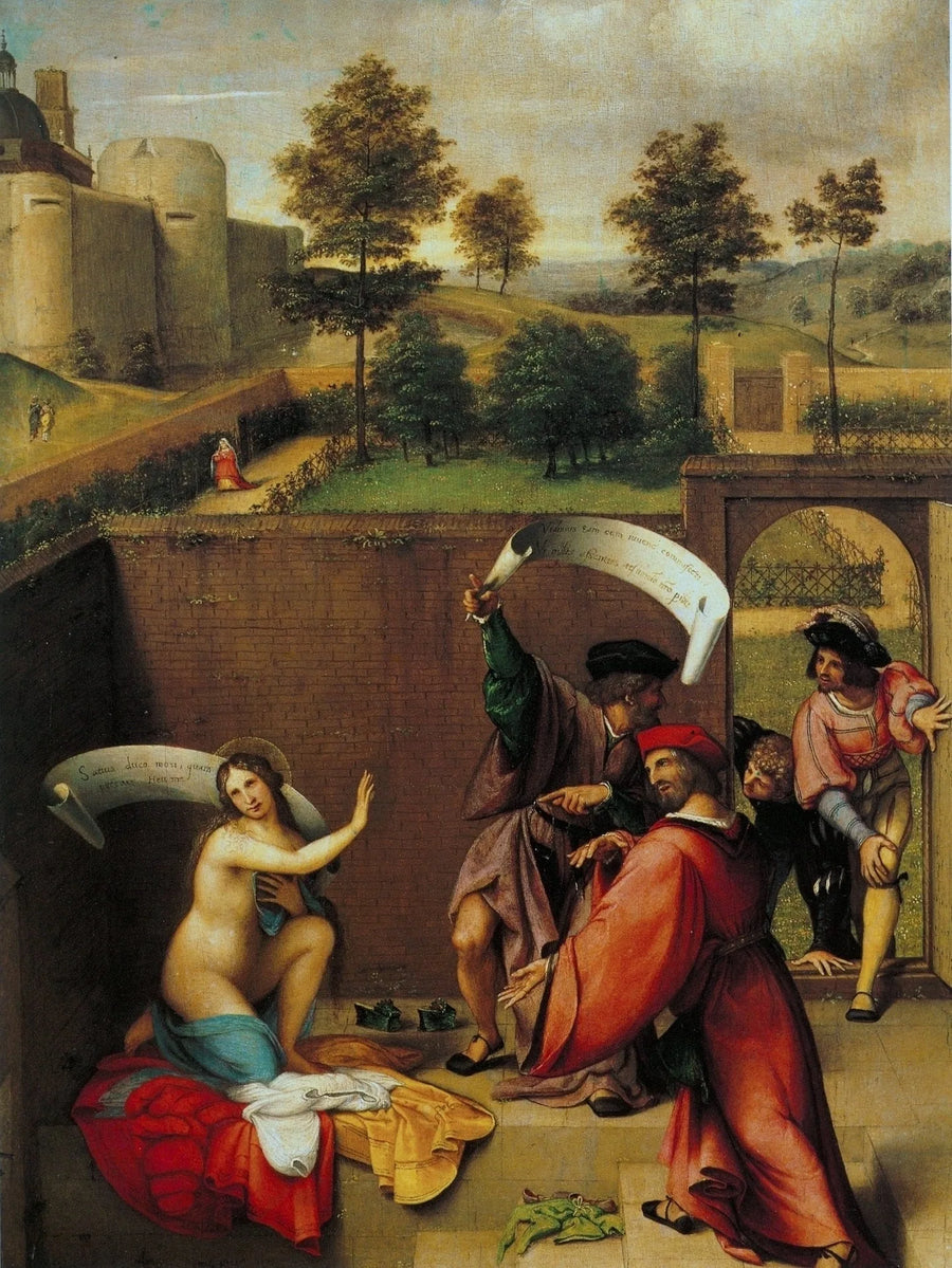 Suzanne og de ældre - Lorenzo Lotto