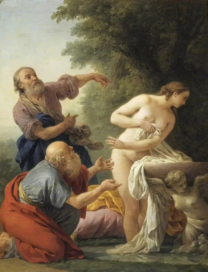 Suzanne og de ældre - Louis Jean François Lagrenée