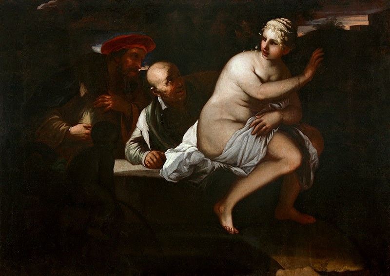 Suzanne og de ældre - Luca Giordano