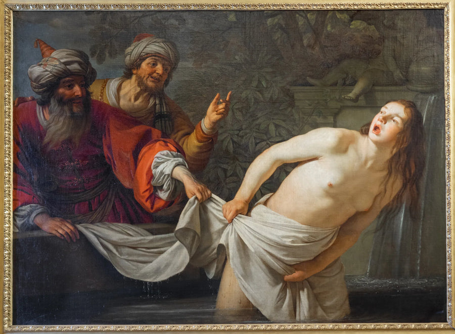 Suzanne forfulgt af de ældre (Daniel 13:1-63) - Gerrit van Honthorst