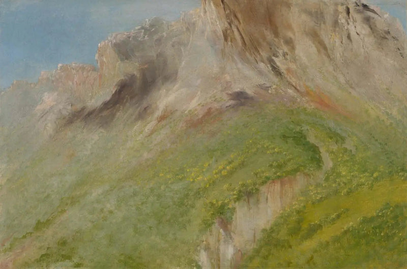 Ta-wa-que-nah, eller Rocky Mountains, nær landsbyen comanche - George Catlin