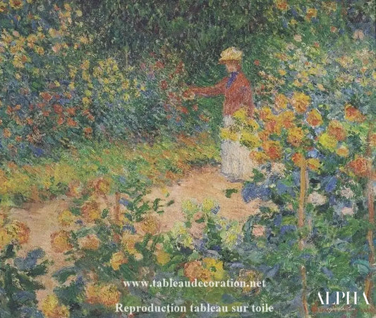 Tableau le jardin de Claude Monet - Reproductions de tableaux et peintures haut de gamme