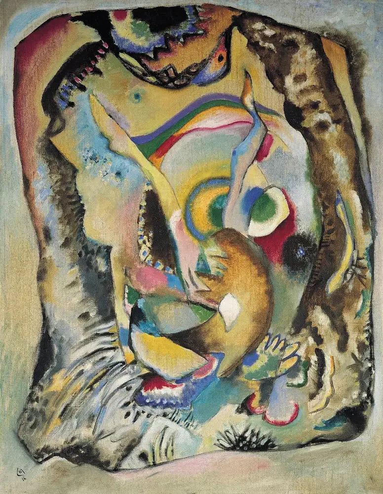 Maleri på lys baggrund - Vassily Kandinsky