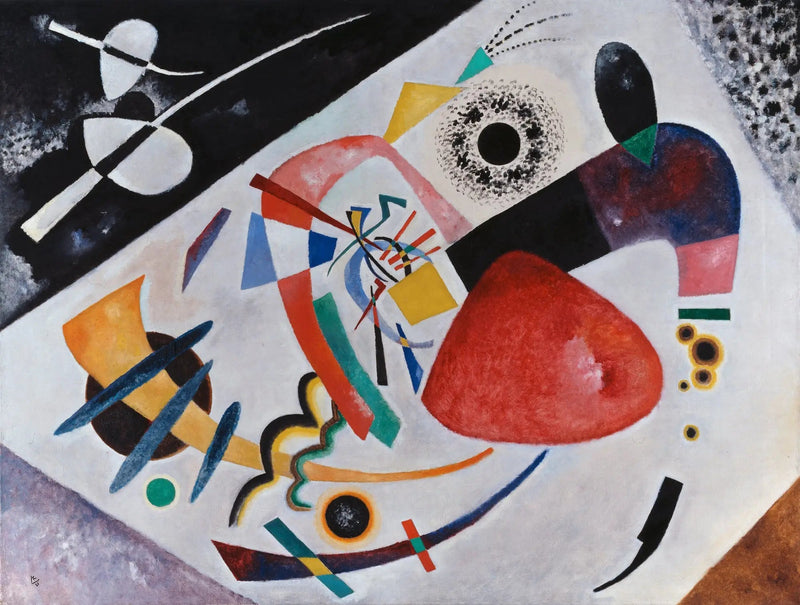 Rød plet II - Vassily Kandinsky