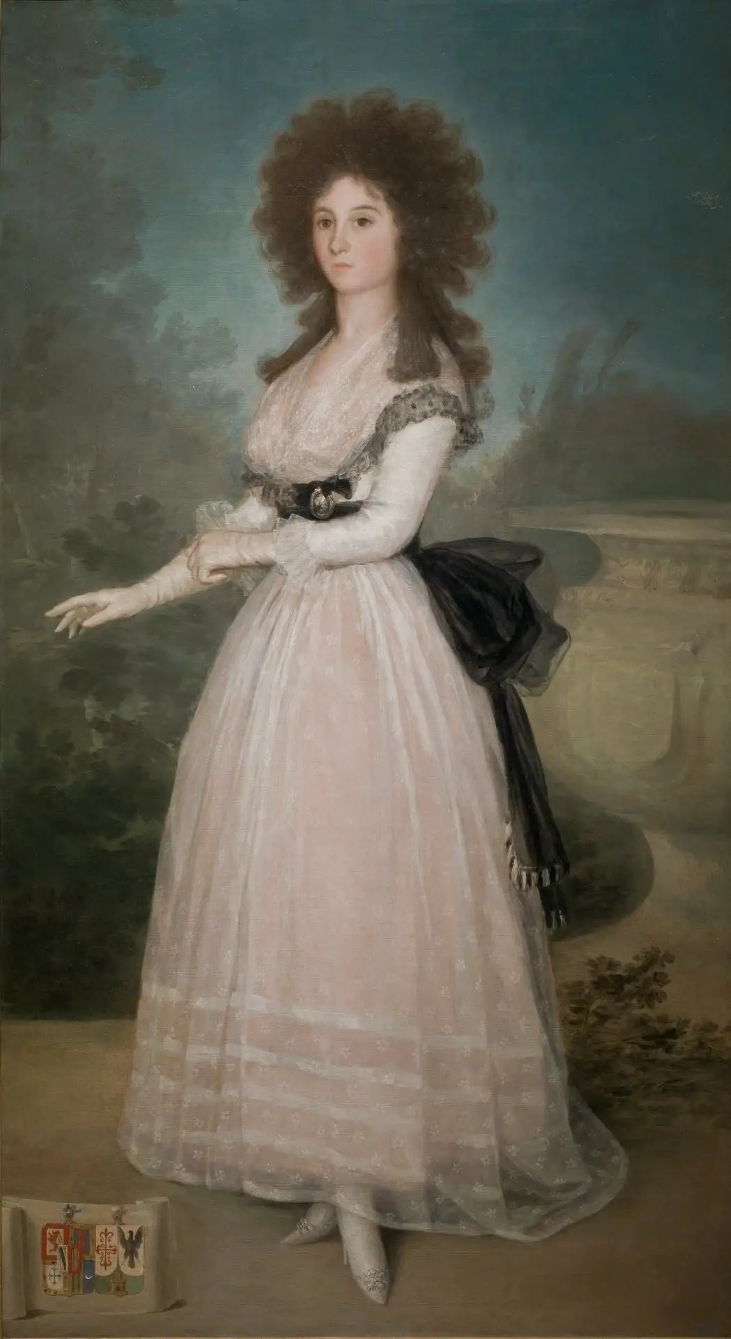 Reproduction du tableau « Tadea Arias de Enríquez - Francisco de Goya » par Alpha Reproduction en peinture à l’huile