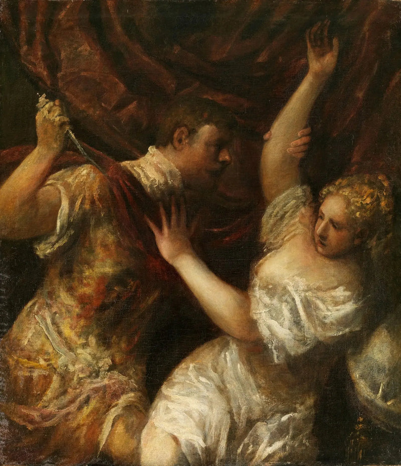 Tarquinius Sextus og Lucretia - Titian