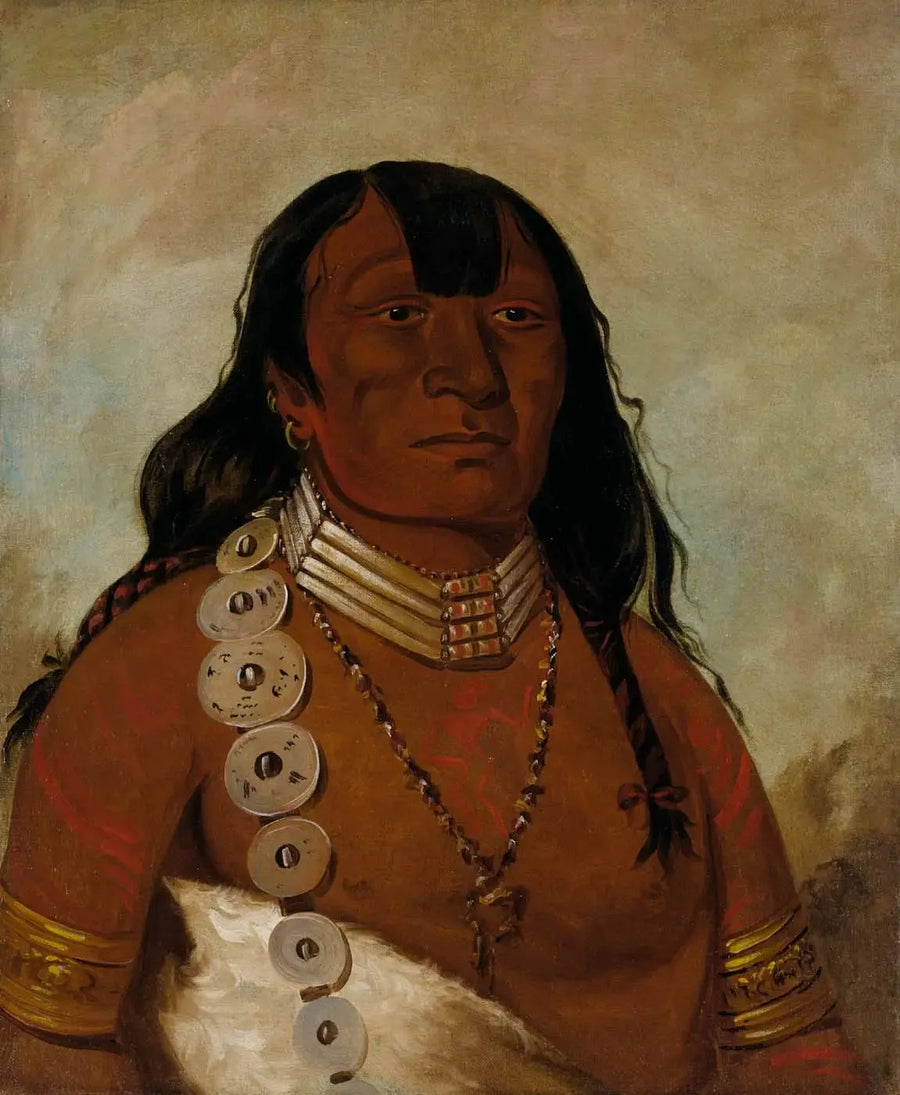 Téh-tóot-sah (bedre kendt som Tohausen, Little Bluff), første leder - George Catlin