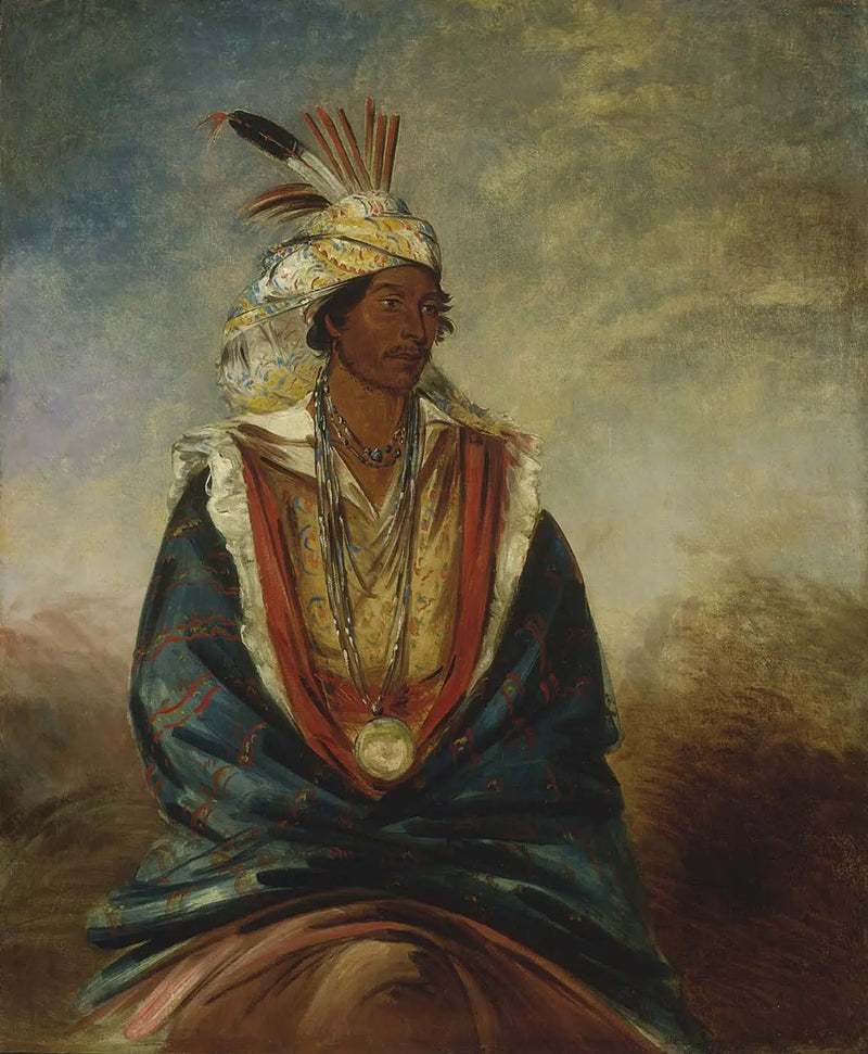 Tel-maz-há-za, en kriger af udmærkelse - George Catlin