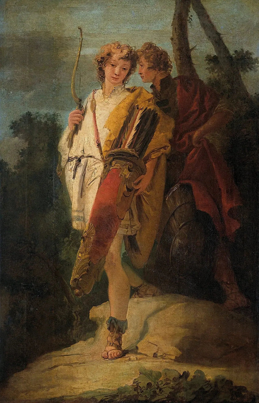 Télémaque og Mentor - Giovanni Battista Tiepolo