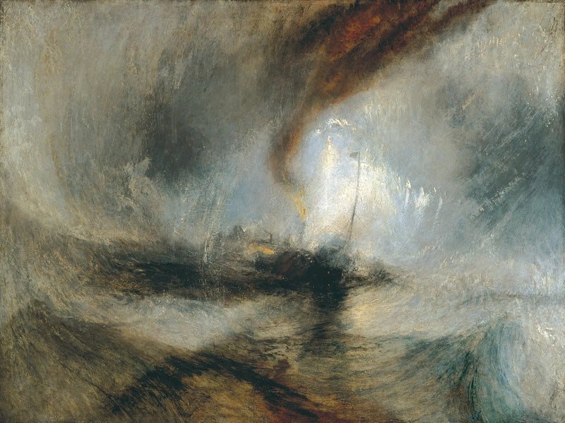 Snestorm på havet - J. M. W. Turner