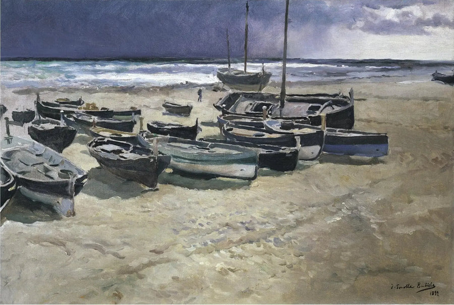 Imminent storm, Valencia - Joaquín Sorolla