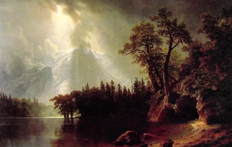 Midlertidig storm over Sierra Nevada - Albert Bierstadt