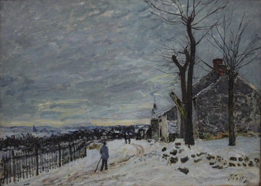 Snevejr i Veneux-Nadon - Alfred Sisley