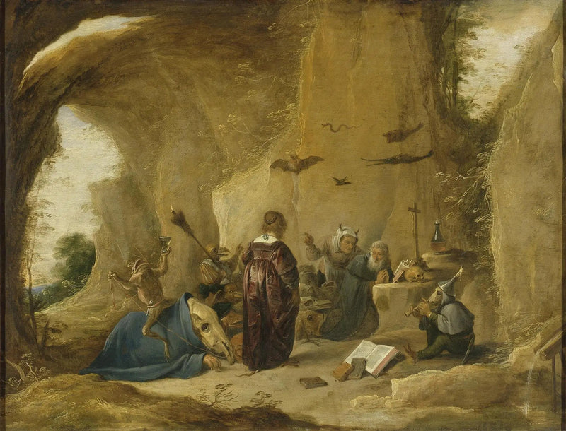 Fristelse af Sankt Antonius - David Teniers den Yngre