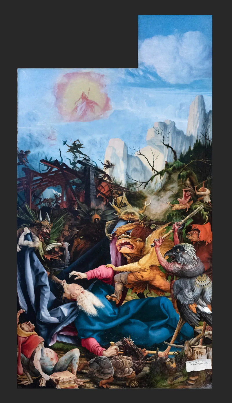 Fristelse af Sankt Antonius - Matthias Grünewald