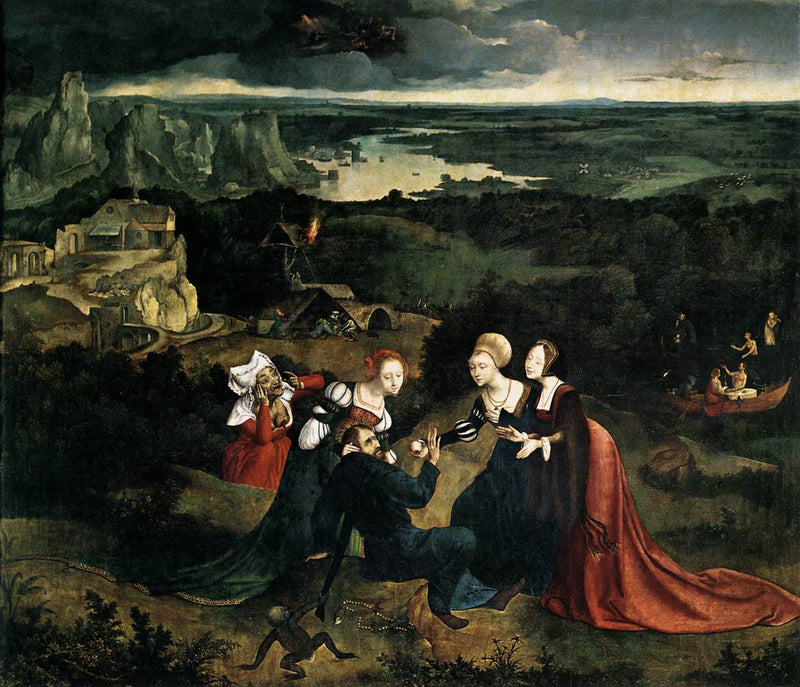 Fristelse af Sankt Antonius - Quentin Metsys