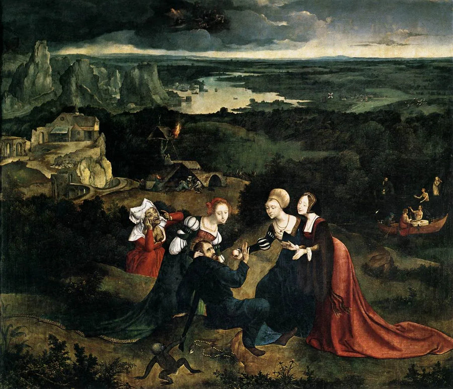 Fristelse af Sankt Antonius - Quentin Metsys