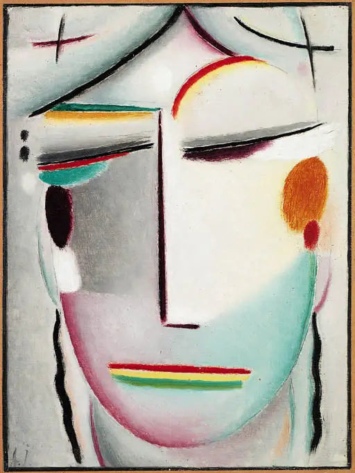 Abstrakt hoved - Alexej von Jawlensky