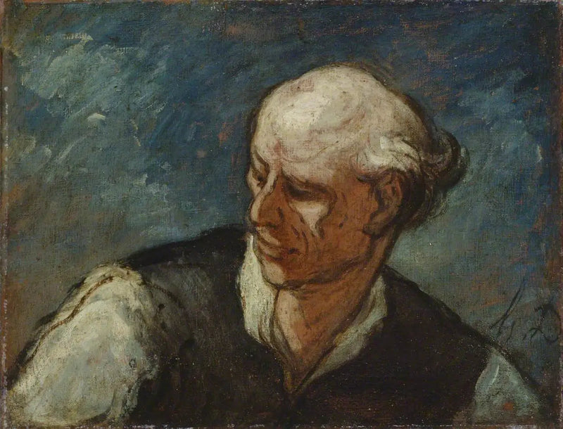 Menneskehoved - Honoré Daumier