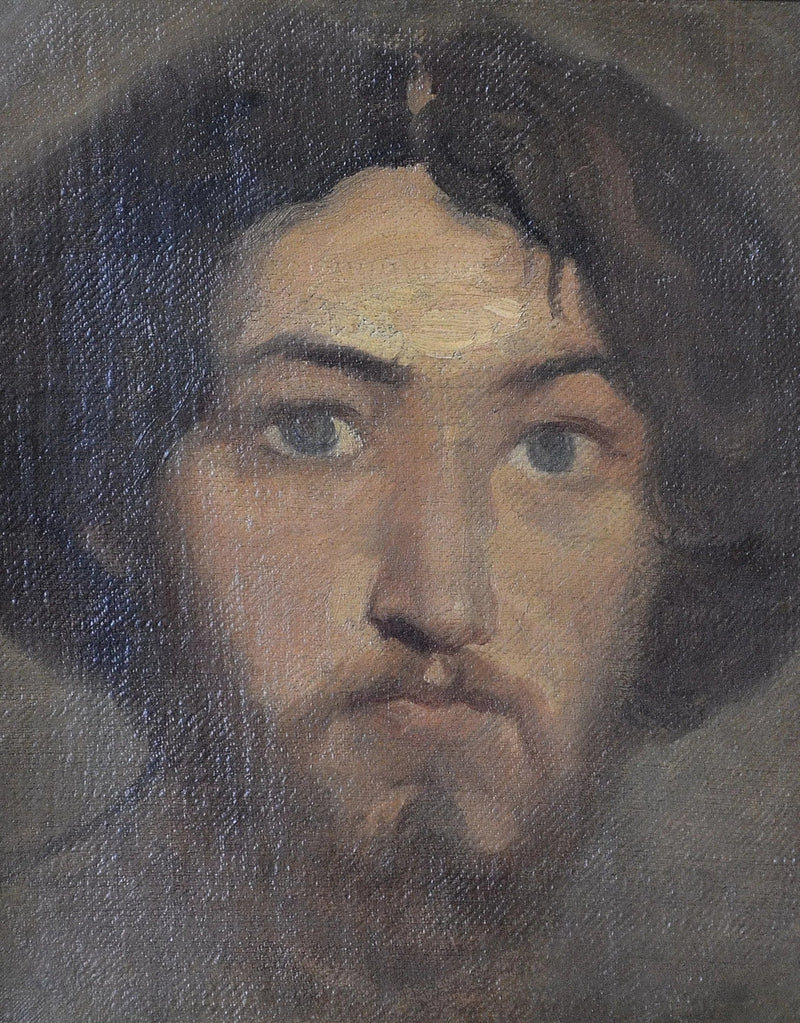 Italiensk Hoved - Théodore Chassériau